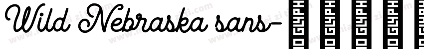 Wild Nebraska sans字体转换